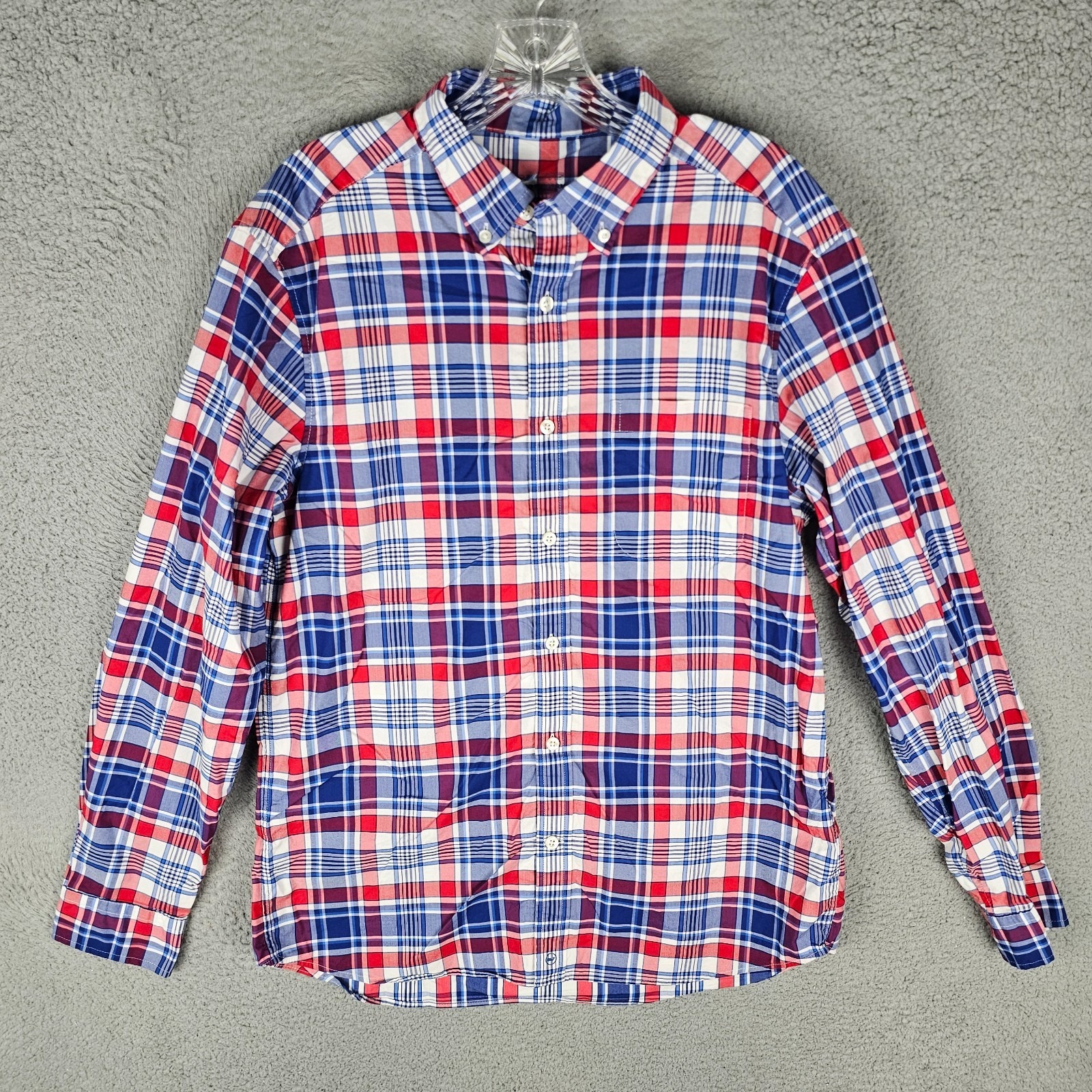 Vineyard Vines Shirt Mens M Otg Brrr On The Go Performance Button Down 1w011478